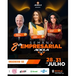 Semana Empresarial da Acicla terá palestras gratuitas e inspirações de sucesso